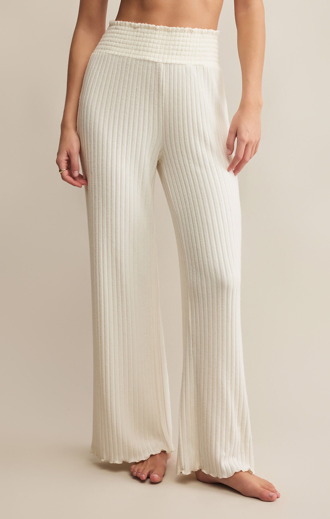 Dawn Smocked Rib Pant-Z Supply-Happy on Main