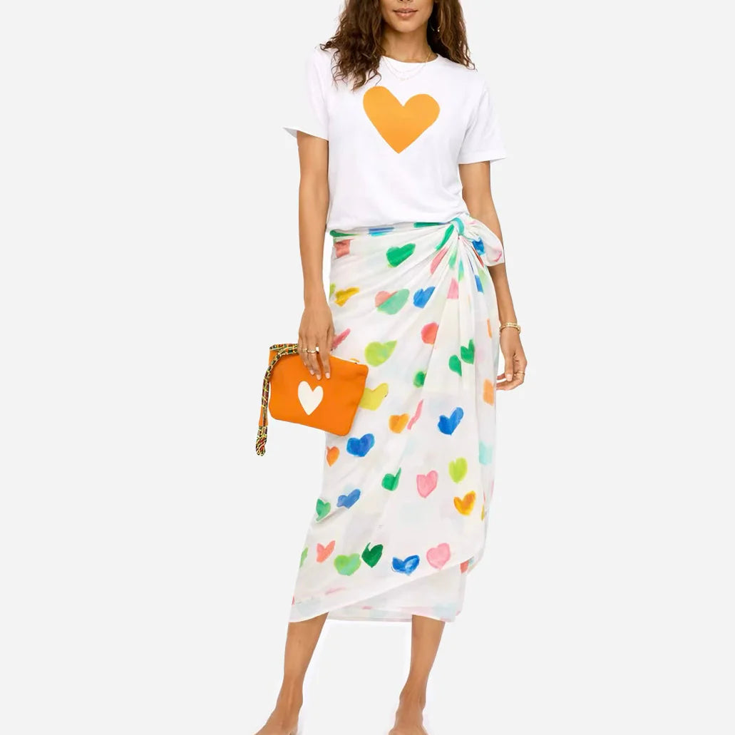 Tiny Drops of Love Sarong - Multi-Kerri Rosenthal-Happy on Main