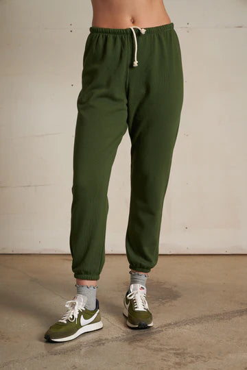 Jonny French Terry Easy Sweatpant - Fern Green-perfectwhitetee-Happy on Main