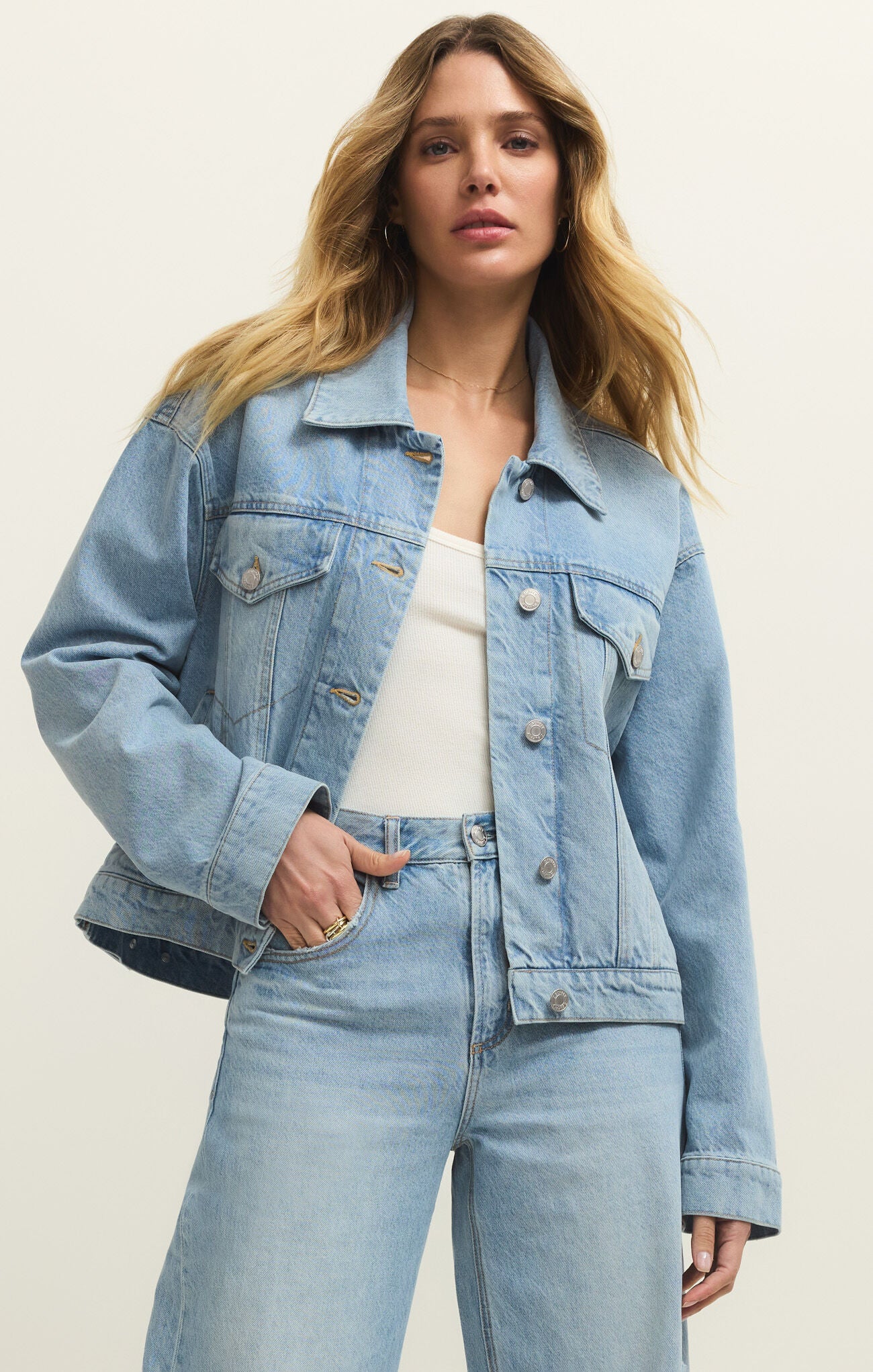 Dani Trucker Jacket-Z Supply-Happy on Main