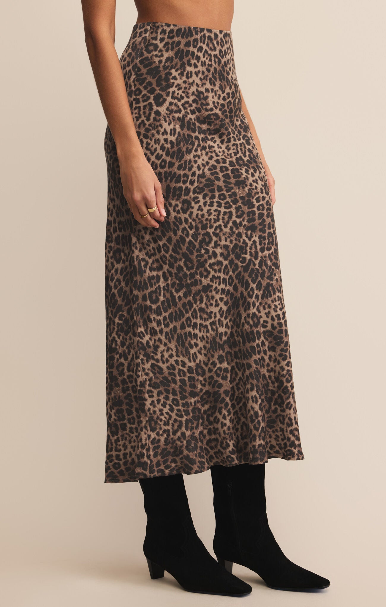 Izabel Leopard Skirt-Skirts-Happy on Main