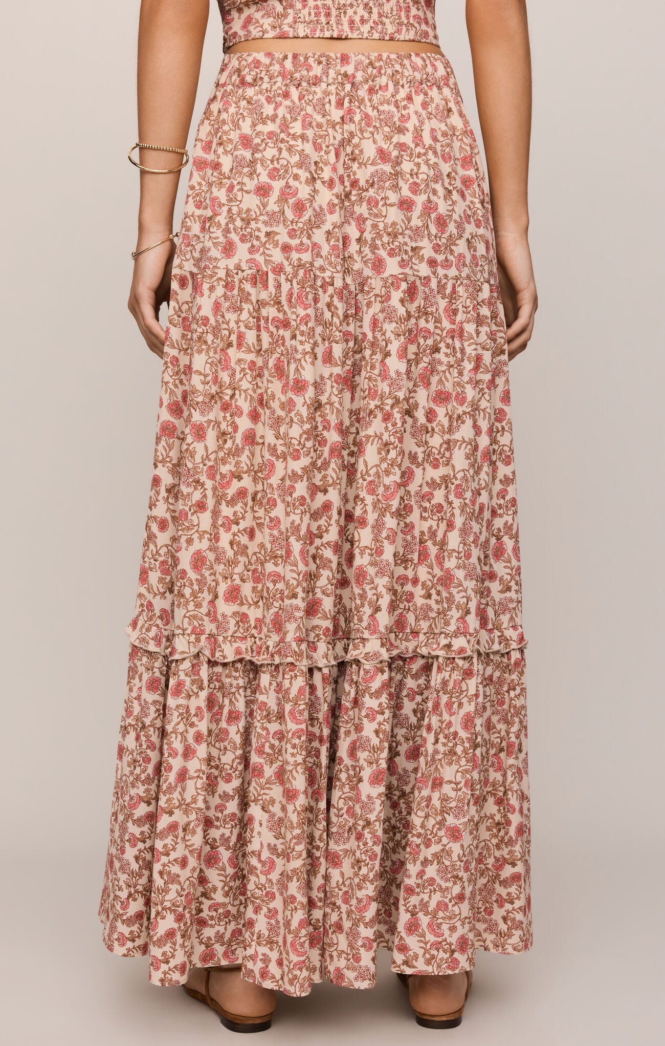 Mora Maxi Skirt - Sandshell-Z Supply-Happy on Main