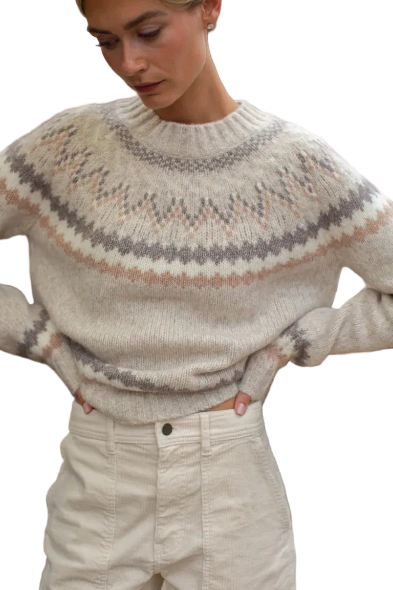 New England Sweater - Ivory Heather-Marea-Happy on Main