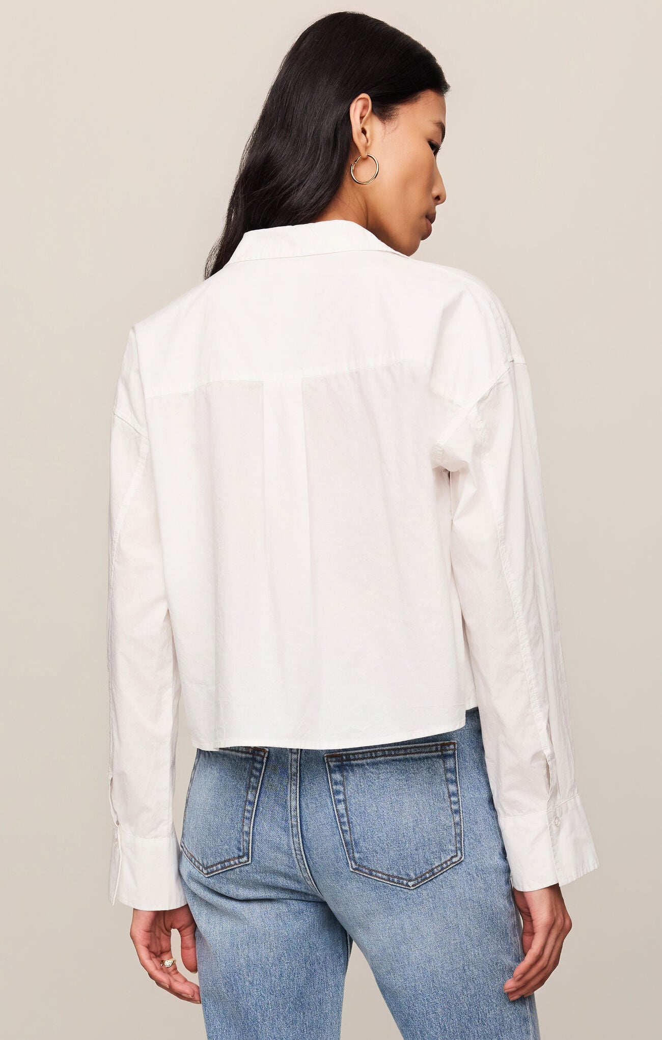 Favorite Button Up Top - White-Z Supply-Happy on Main