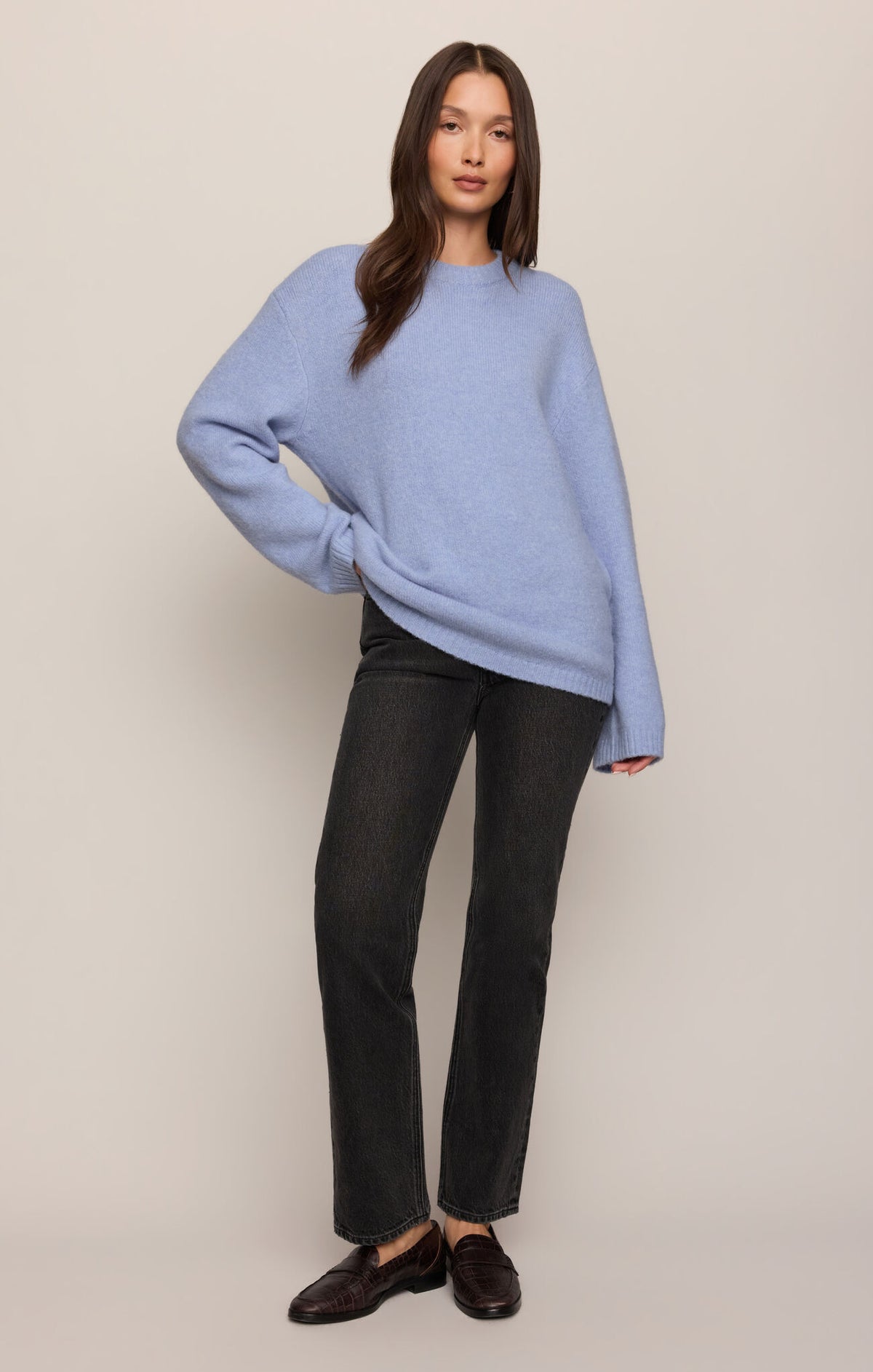 Chill Mode Sweater - Crystal Blue-Z Supply-Happy on Main