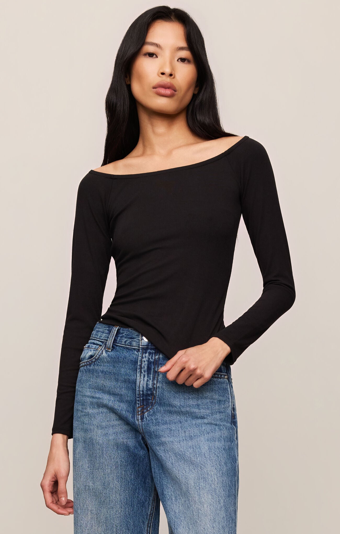 Sabrina Top - Black-Z Supply-Happy on Main