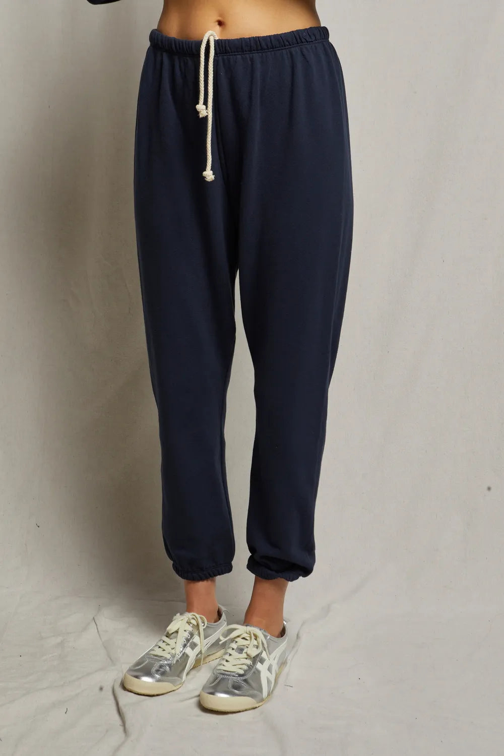 Johnny French Terry Easy Sweatpant - Navy-perfectwhitetee-Happy on Main