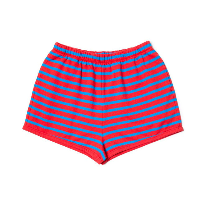 Le Jogging Short - Red/Bright Cobalt-Clare V.-Happy on Main