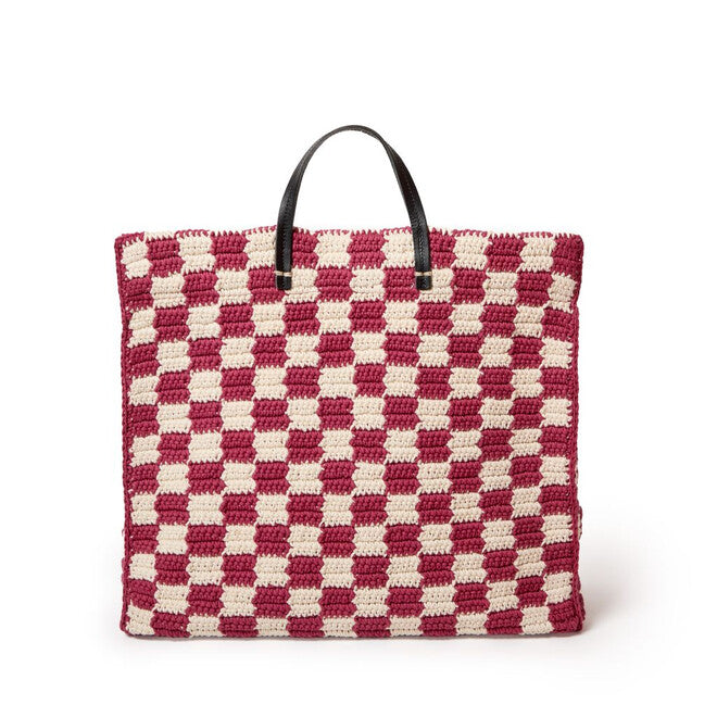 Summer Simple Tote - Plummy/Cream-Clare V.-Happy on Main