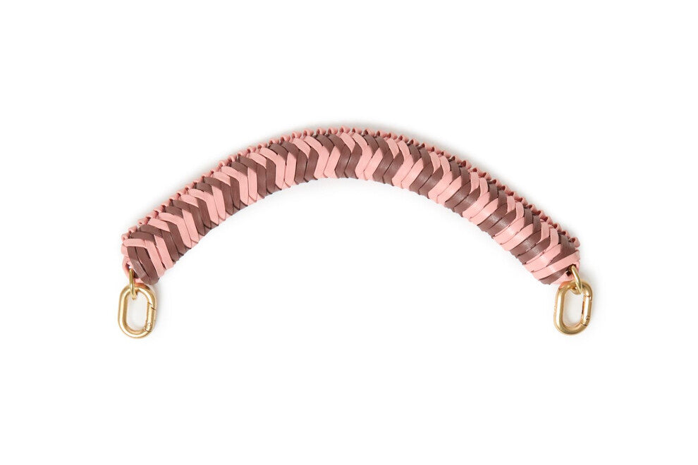 Braided Top Handle - Rose Clay/Mulberry-Clare V.-Happy on Main