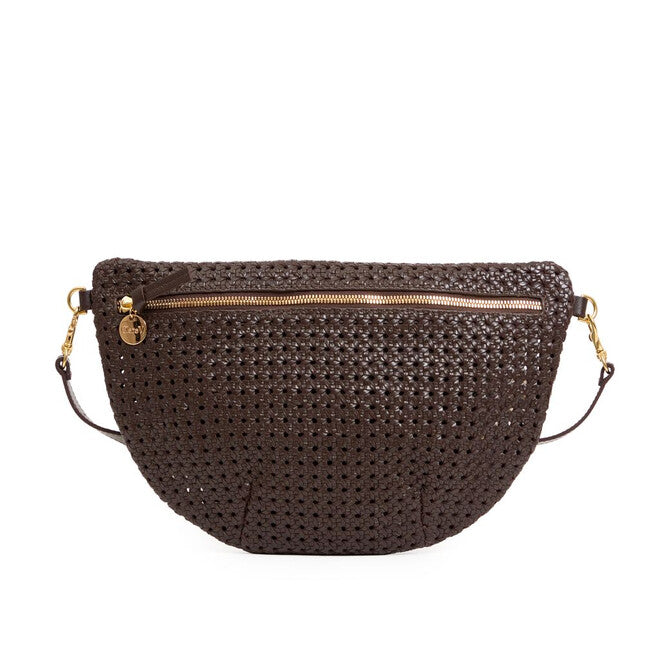 Grande Fanny Rattan - Chocolate-Clare V.-Happy on Main
