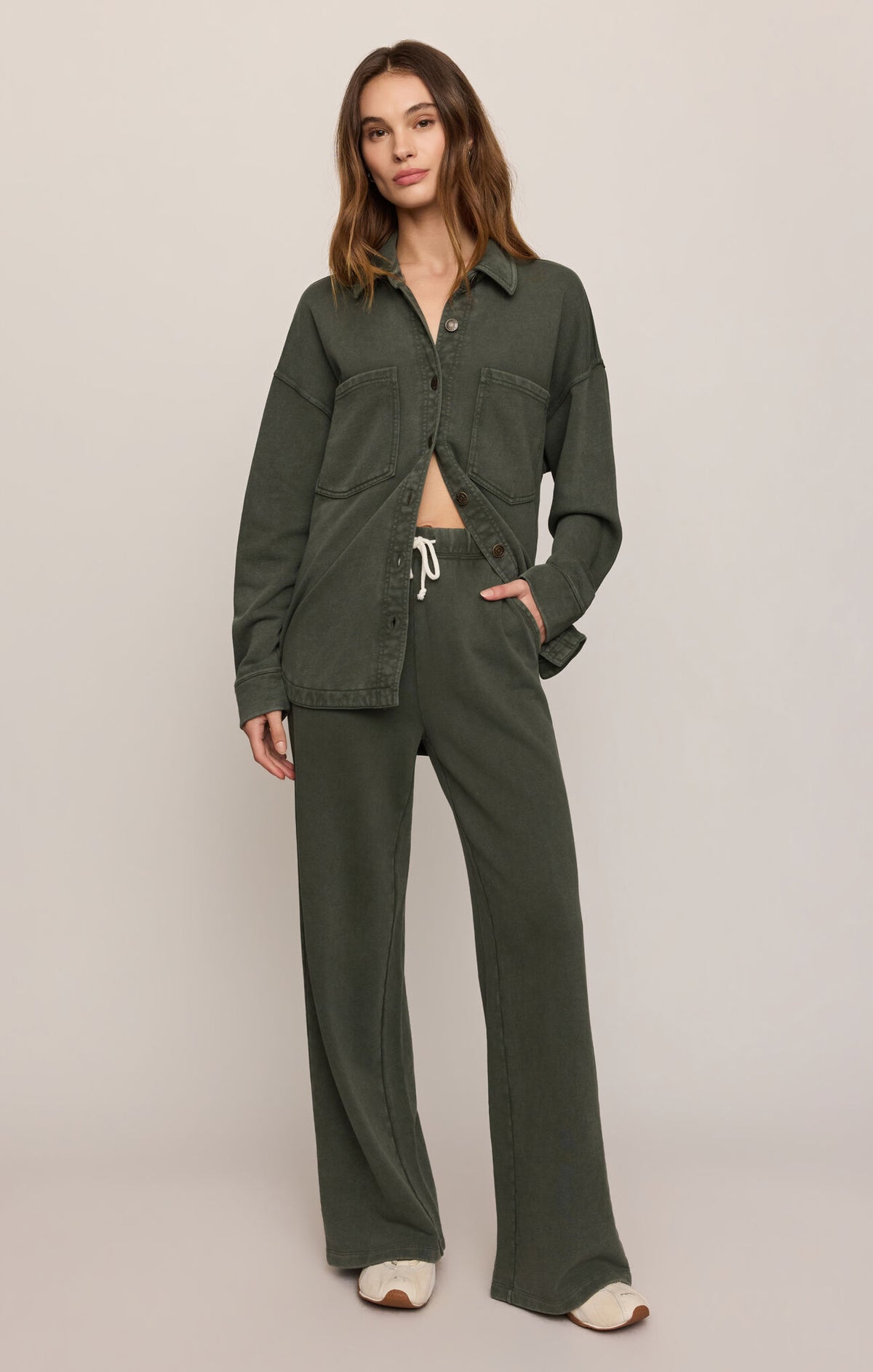 Hunter Knit Pant - Classic Olive-Z Supply-Happy on Main