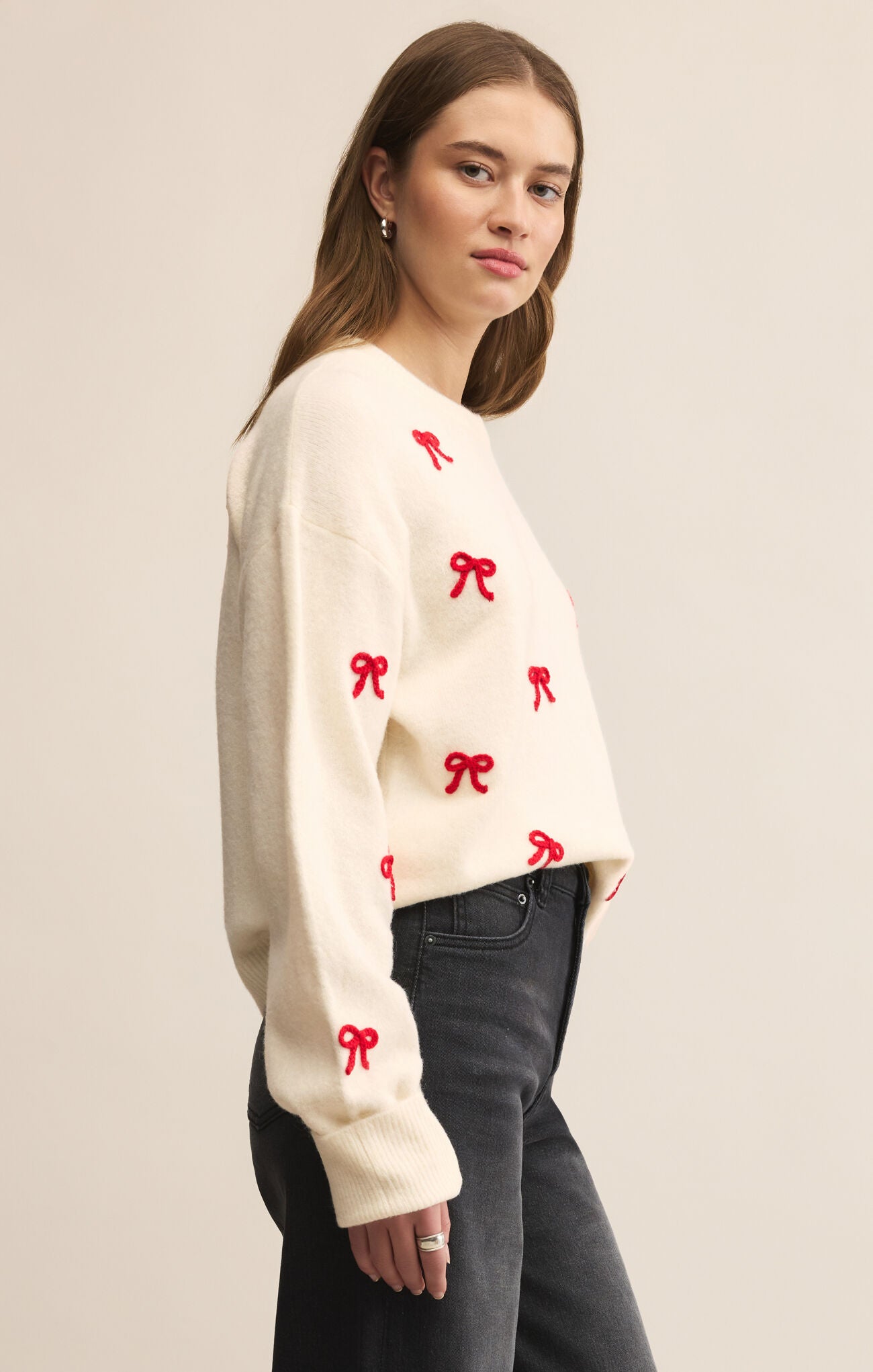 Tie The Ribbon Sweater-Core Sweaters-Happy on Main