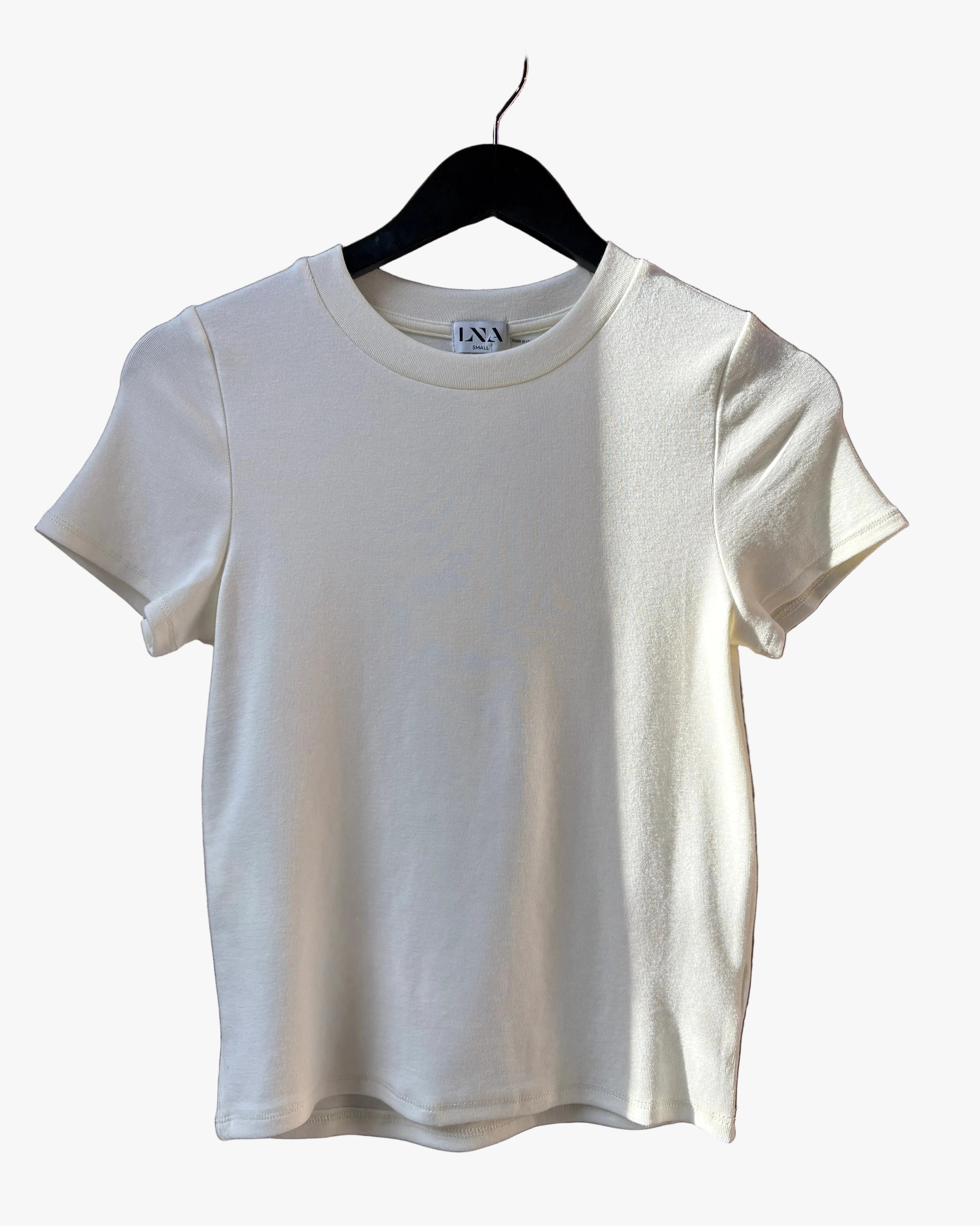 Dillon Tee - Soft Ivory-LNA-Happy on Main
