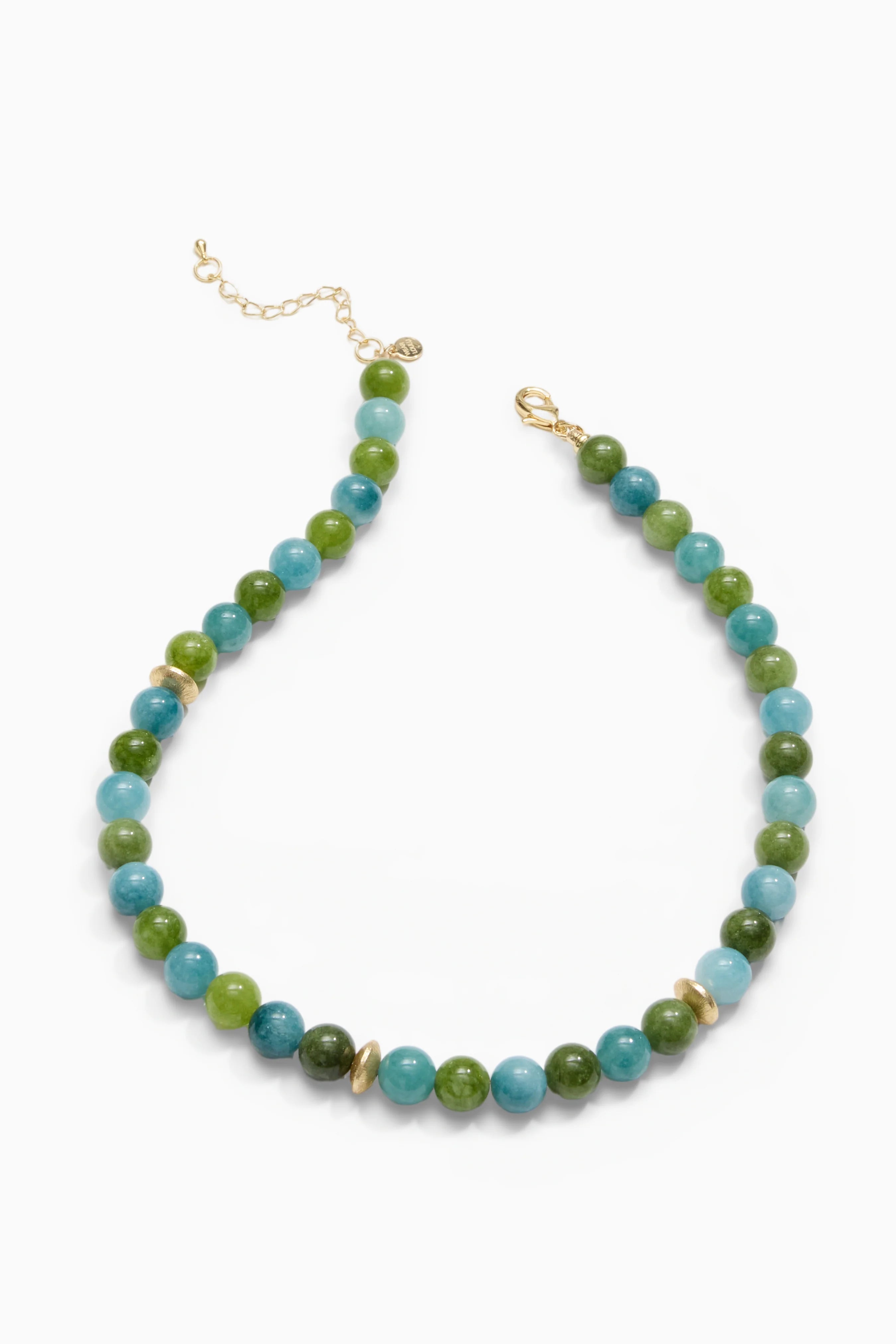 Jenna Necklace - Blue & Green-Wear Loulu X Happy on Main-Happy on Main