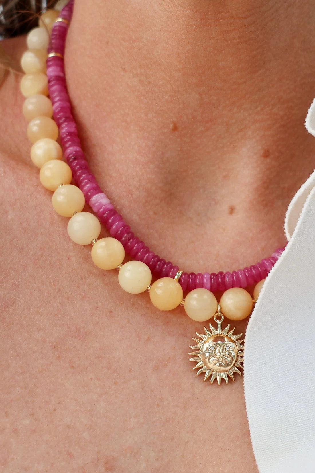 Citrus Necklace - Lemon-Wear Loulu X Happy on Main-Happy on Main