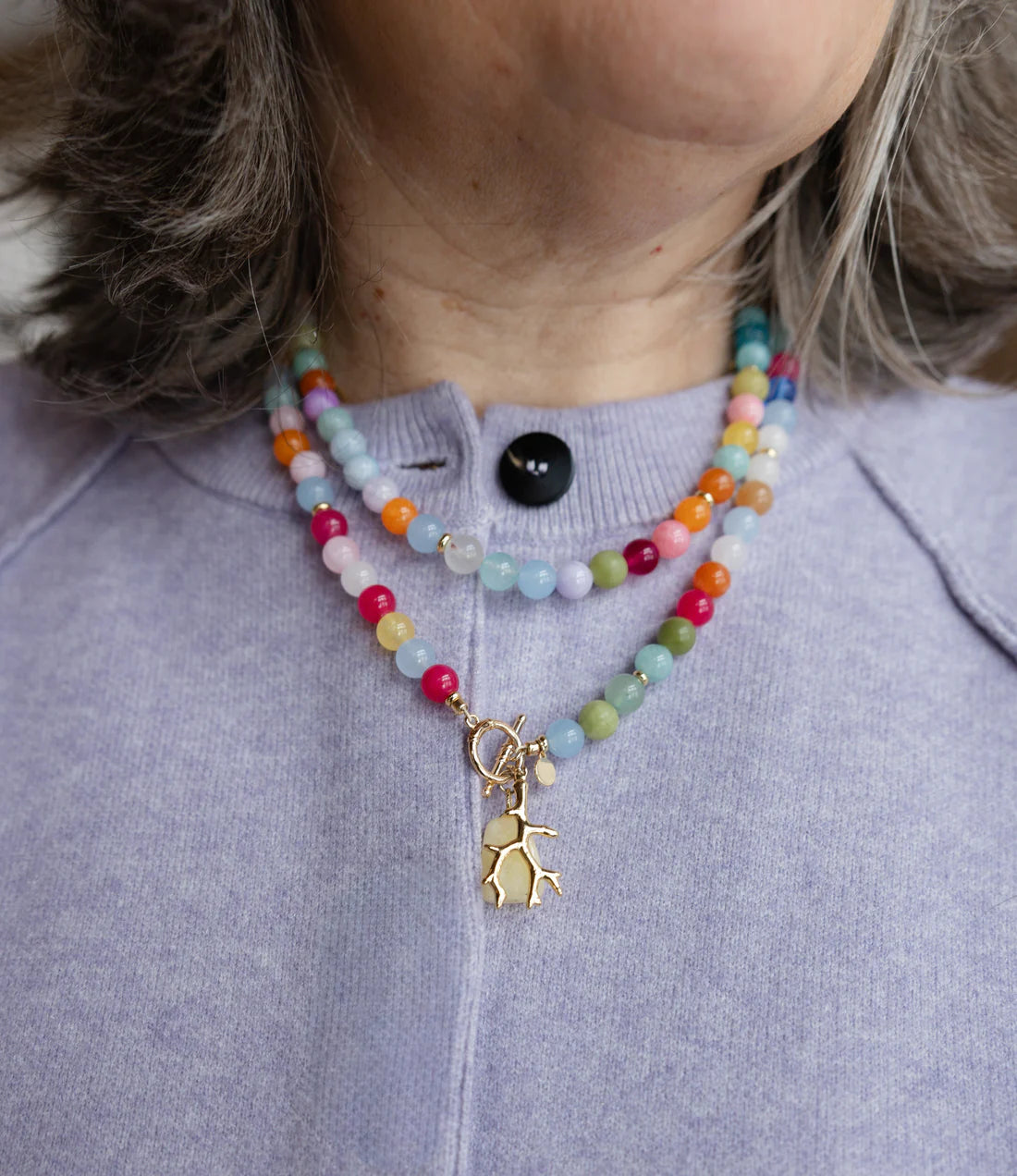 Lexi Charm Necklace-Wear Loulu X Happy on Main-Happy on Main