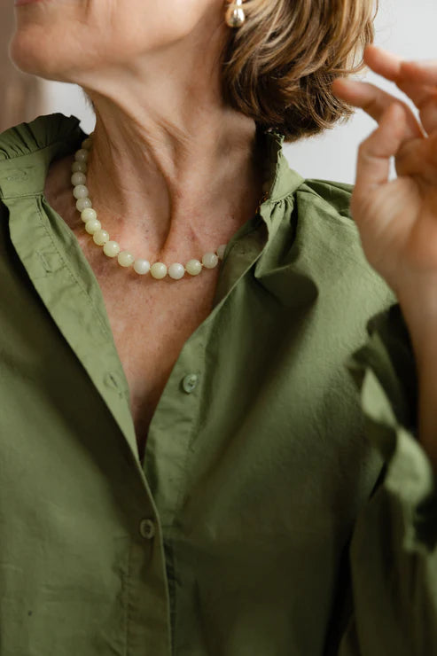 Citrus Necklace - Lime-Wear Loulu X Happy on Main-Happy on Main