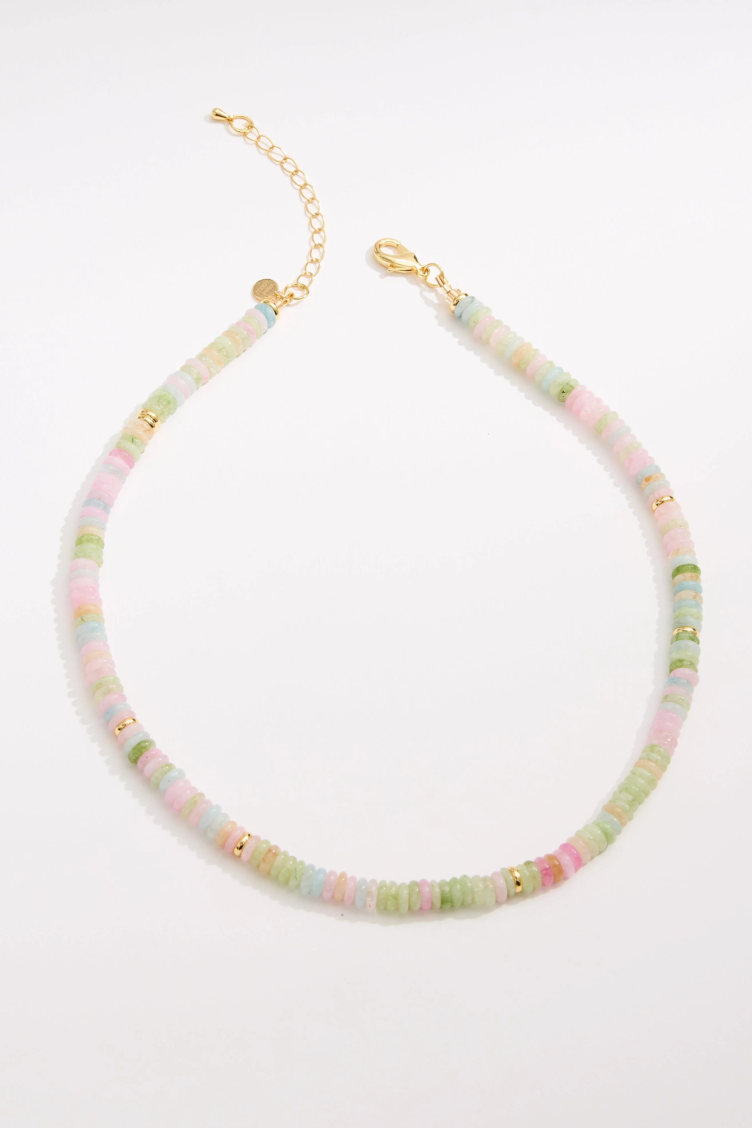 Tilla Necklace - Pastel Multicolor-Wear Loulu X Happy on Main-Happy on Main