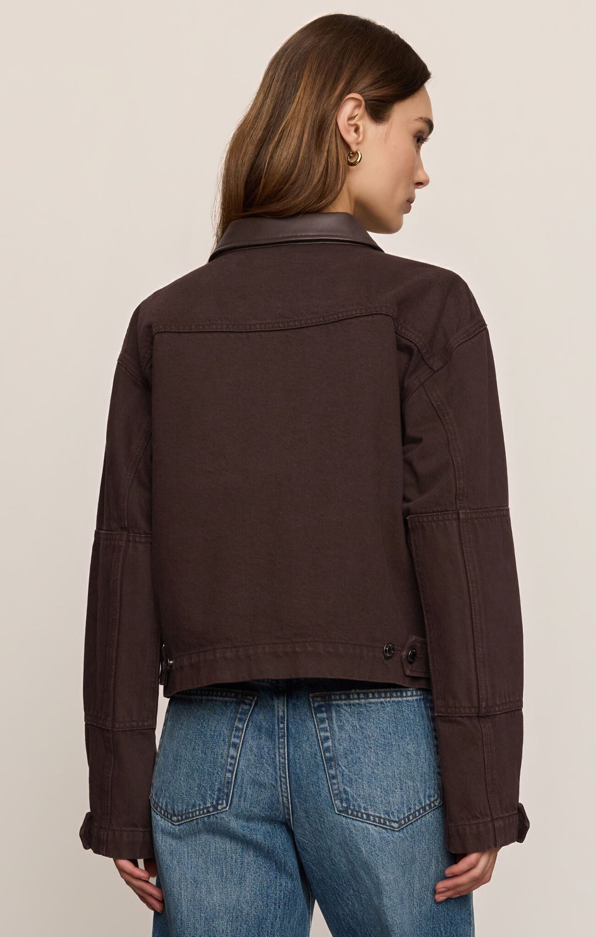 Rey Cropped Chore Jacket - Umber-Z Supply-Happy on Main
