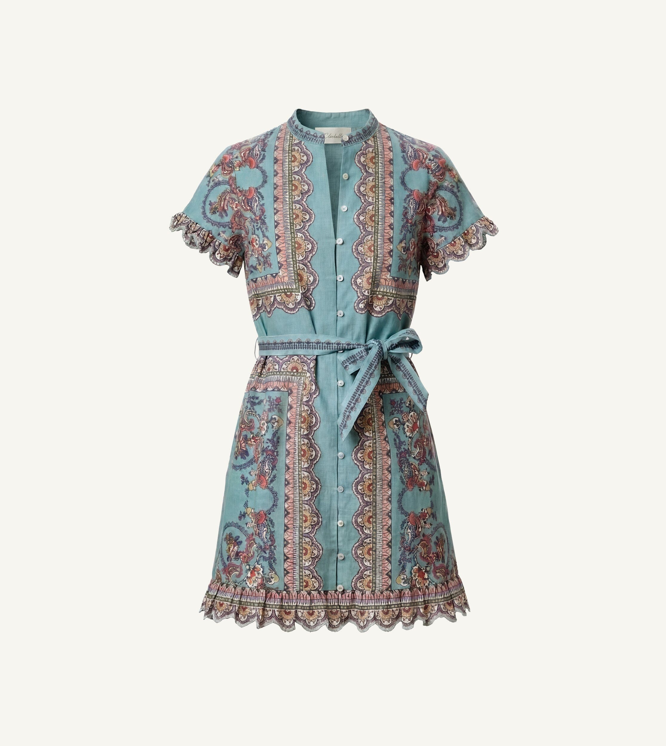 Marni Mini Dress - Bleura Print-Cleobella-Happy on Main