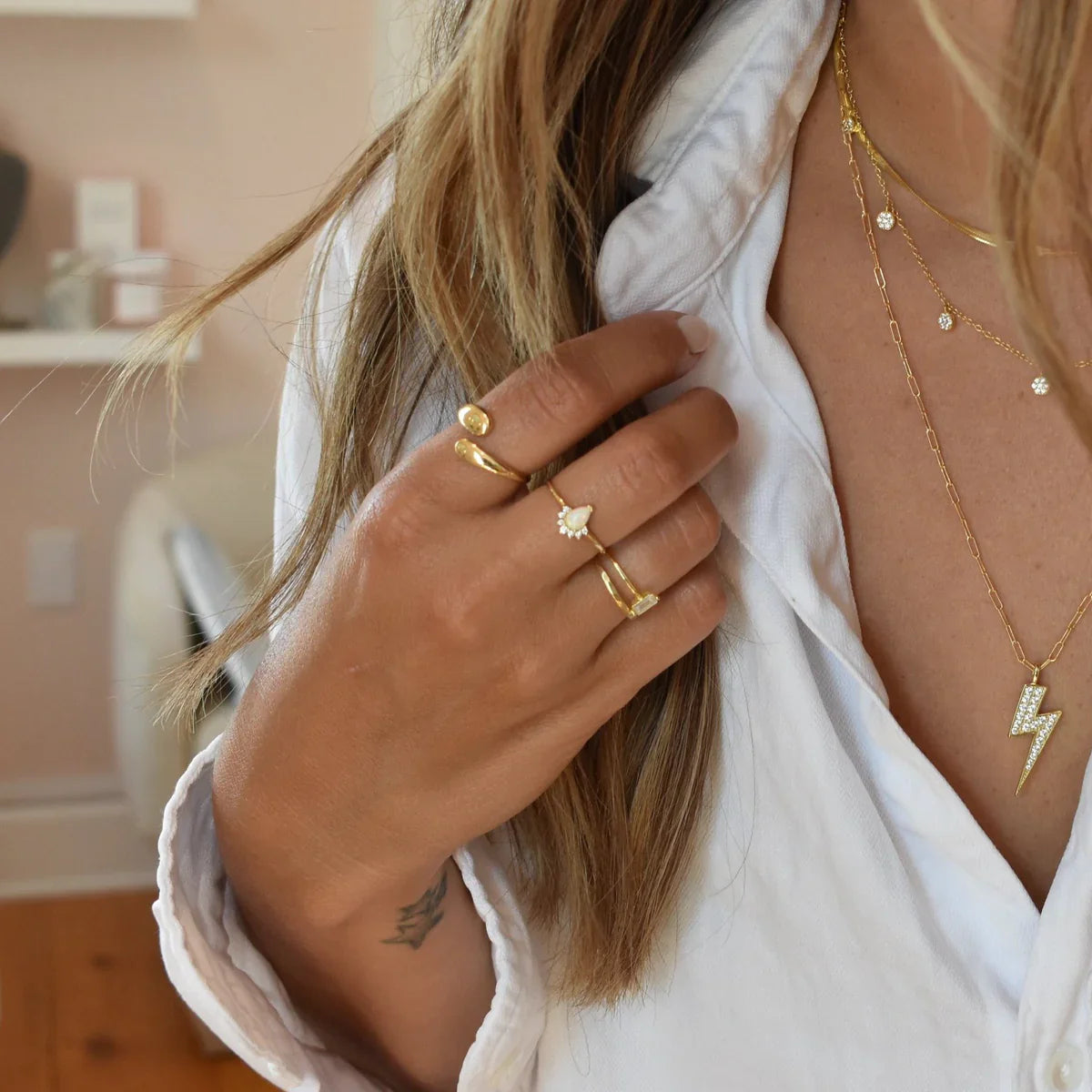 Natalia Dome Ring-Everyday Jewelry-Happy on Main