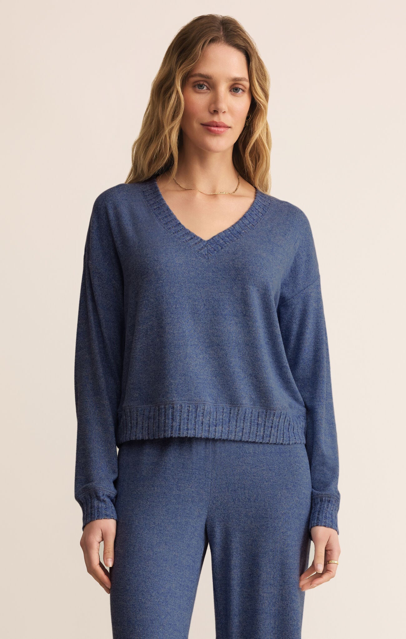Courtney LS Top - True Navy-Z Supply-Happy on Main
