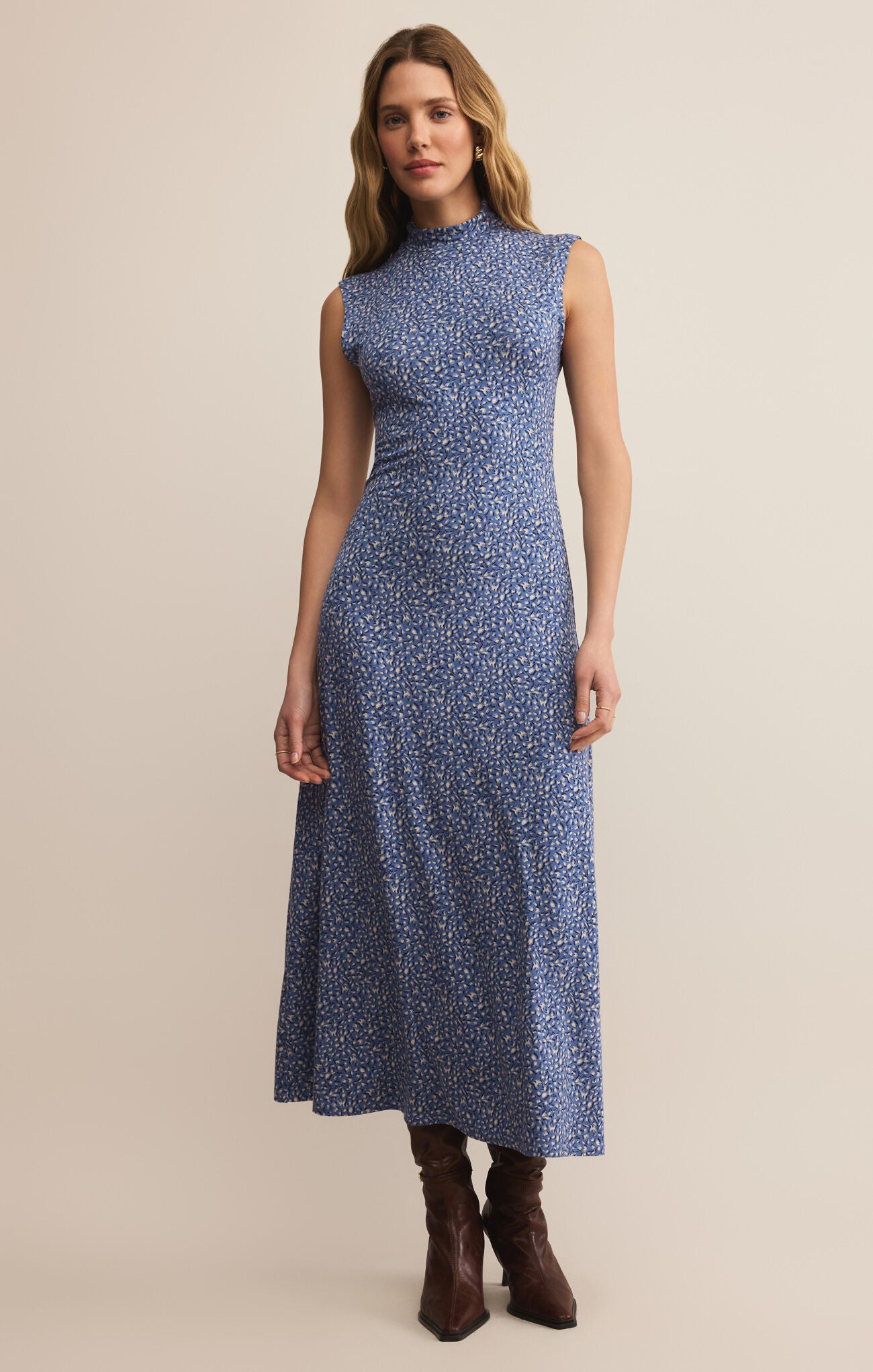 Seraphina Aspen Midi Dress-Dressy Dresses-Happy on Main