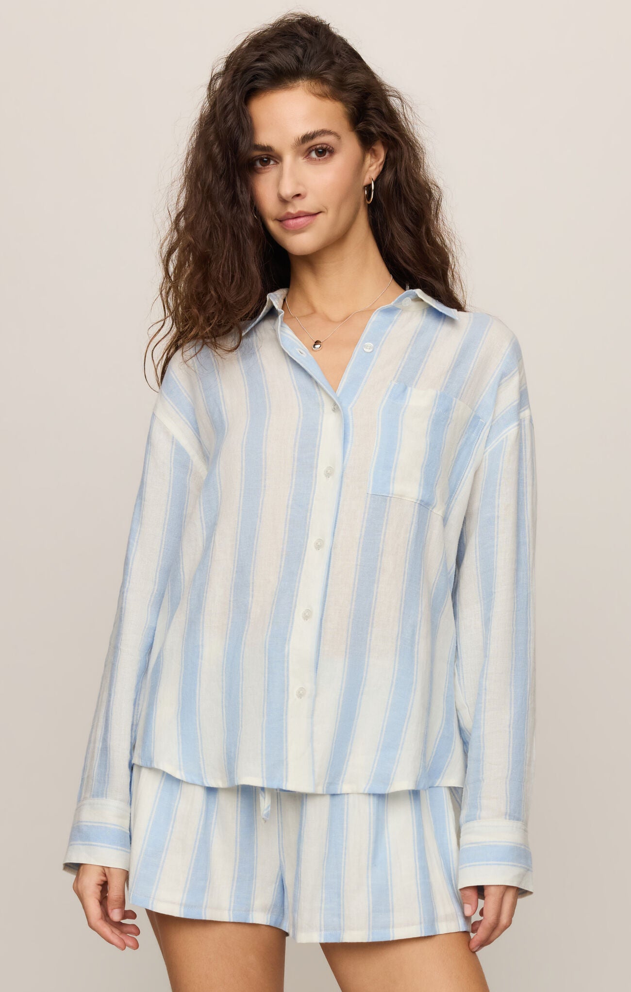 The Perfect Striped Button Up - Skyline-Z Supply-Happy on Main