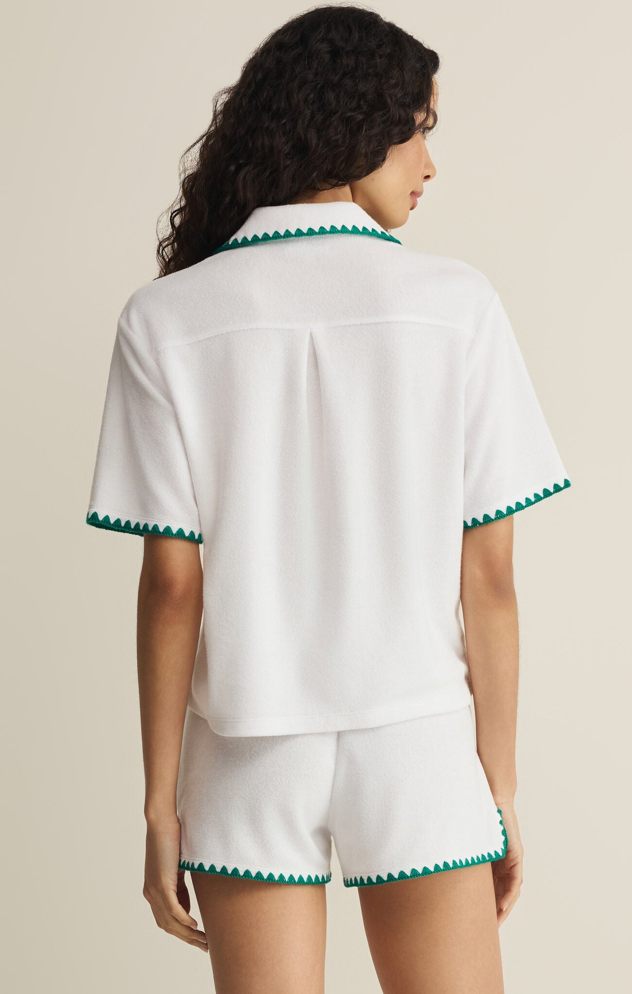 MILES TERRY SHIRT - WHITE-Z Supply-Happy on Main