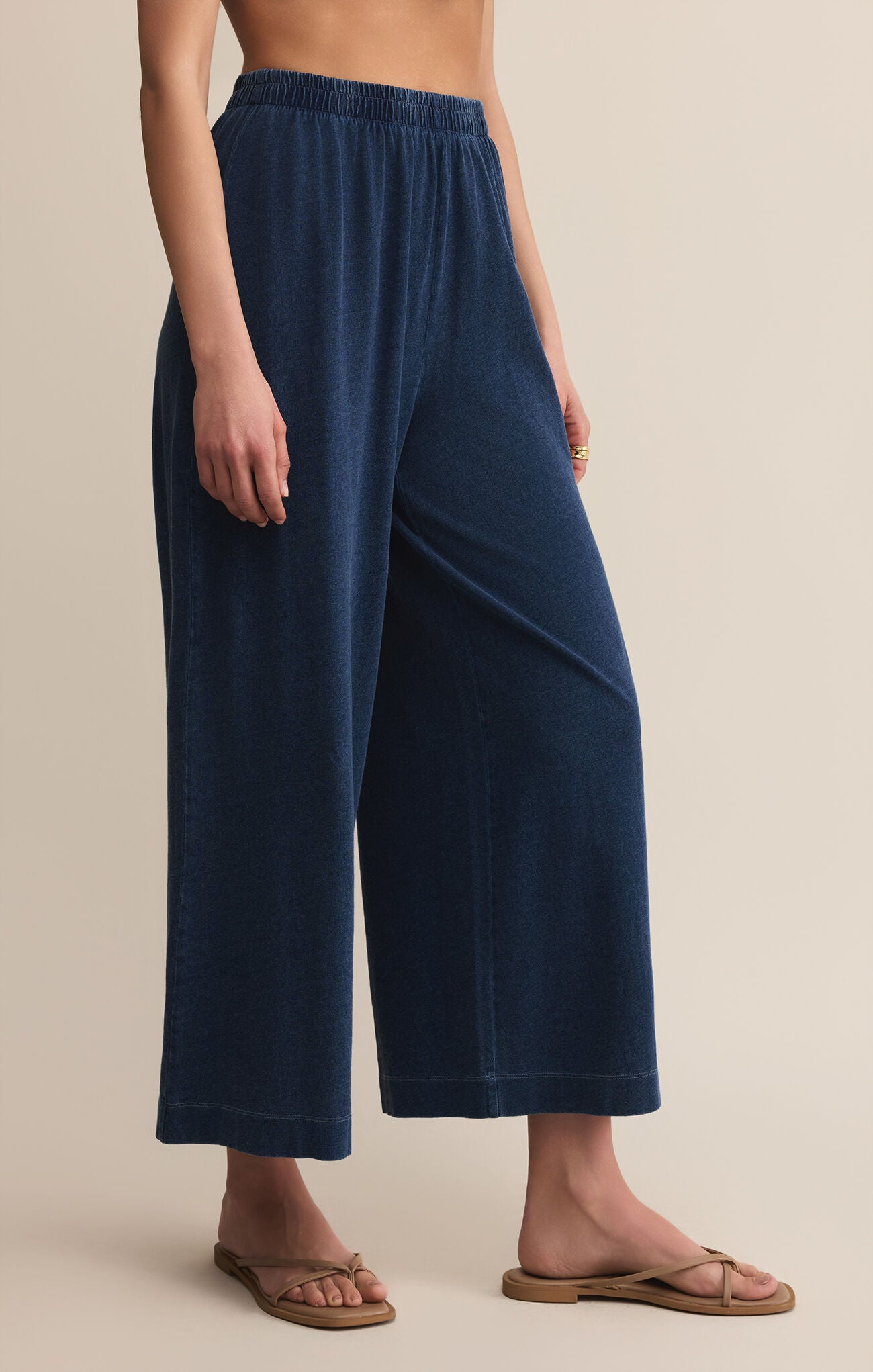 Scout Jersey Denim Pant-Pants-Happy on Main