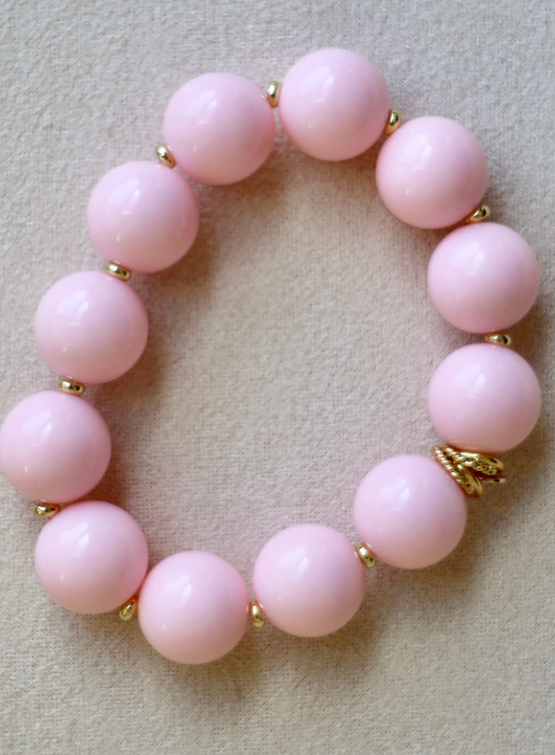 Summer Bauble Bracelet - Pink Small