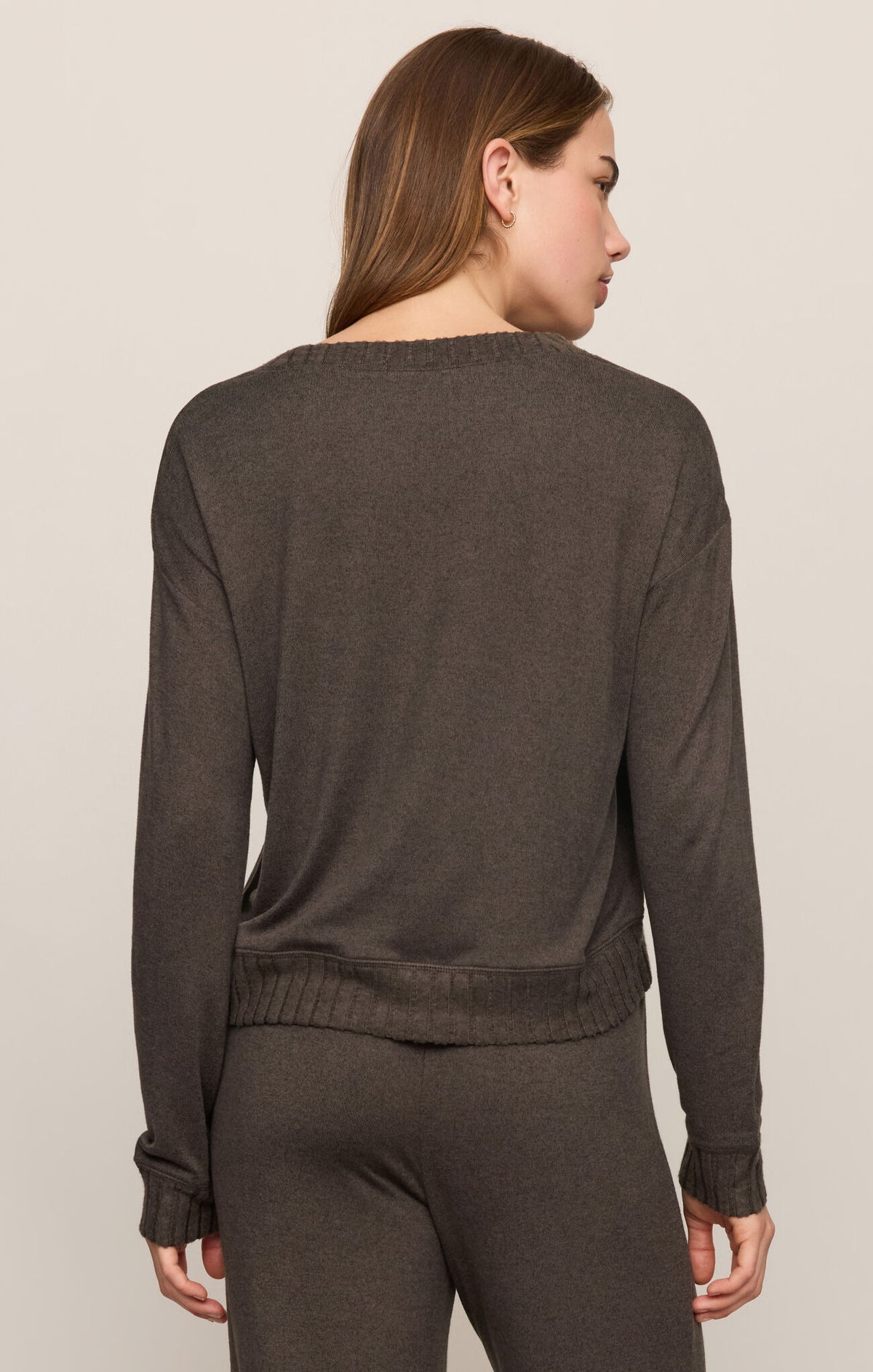 Courtney LS Top - Cocoa Bean-Z Supply-Happy on Main