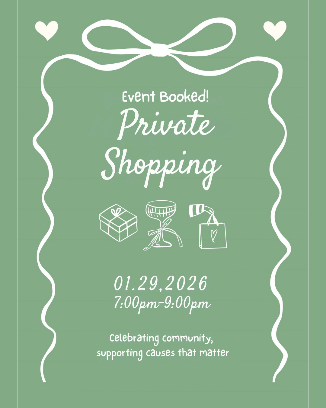 Private In-Store Event, January 29 7–9 PM-Happy on Main-Happy on Main