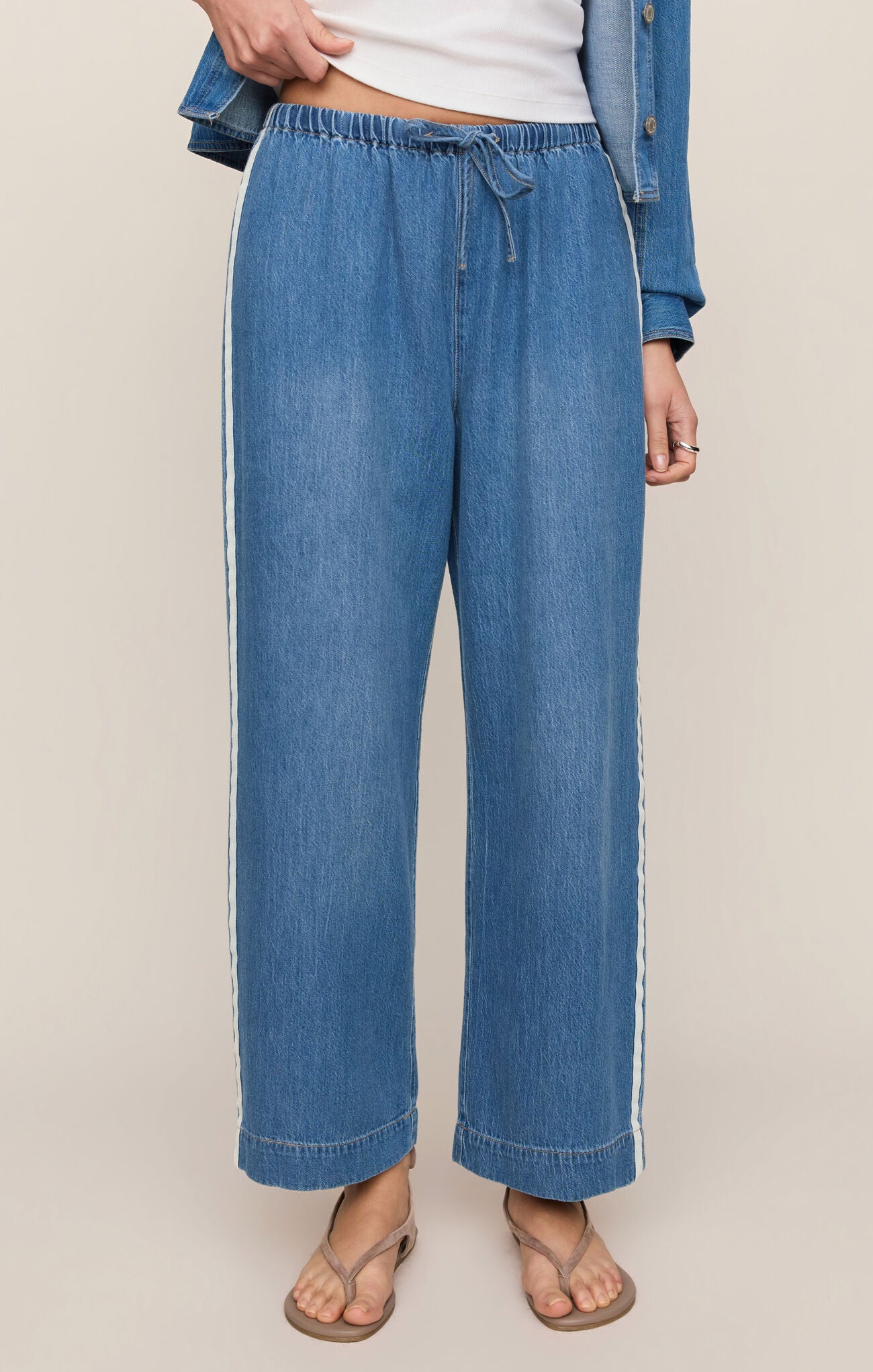 The Sidelines Denim Track Pant - Dreamstate-Z Supply-Happy on Main