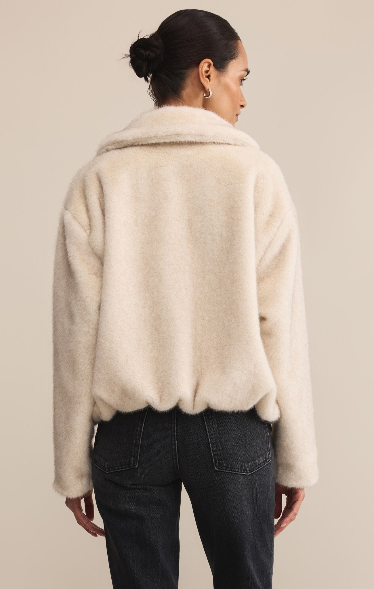 Amethyst Faux Fur Jacket-Outerwear-Happy on Main