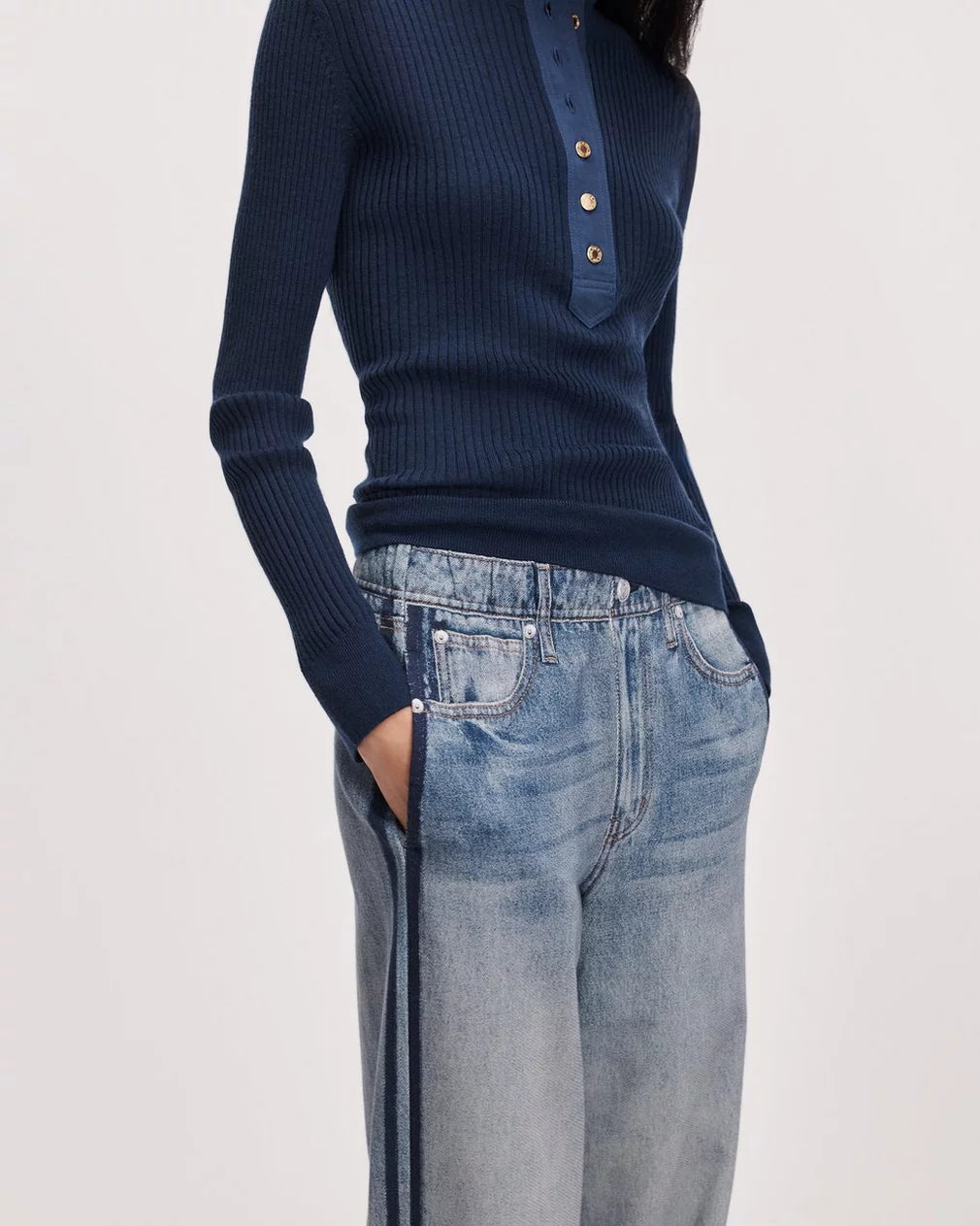 Miramar Terry Wide Track Pant - Coney-Rag & Bone-Happy on Main