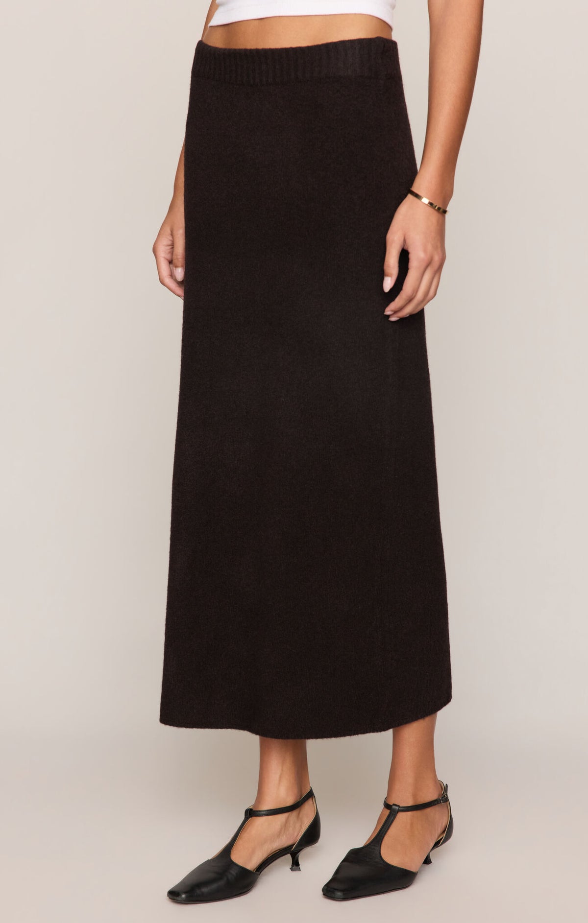 Cozy Moment Skirt - Dark Roast-Z Supply-Happy on Main