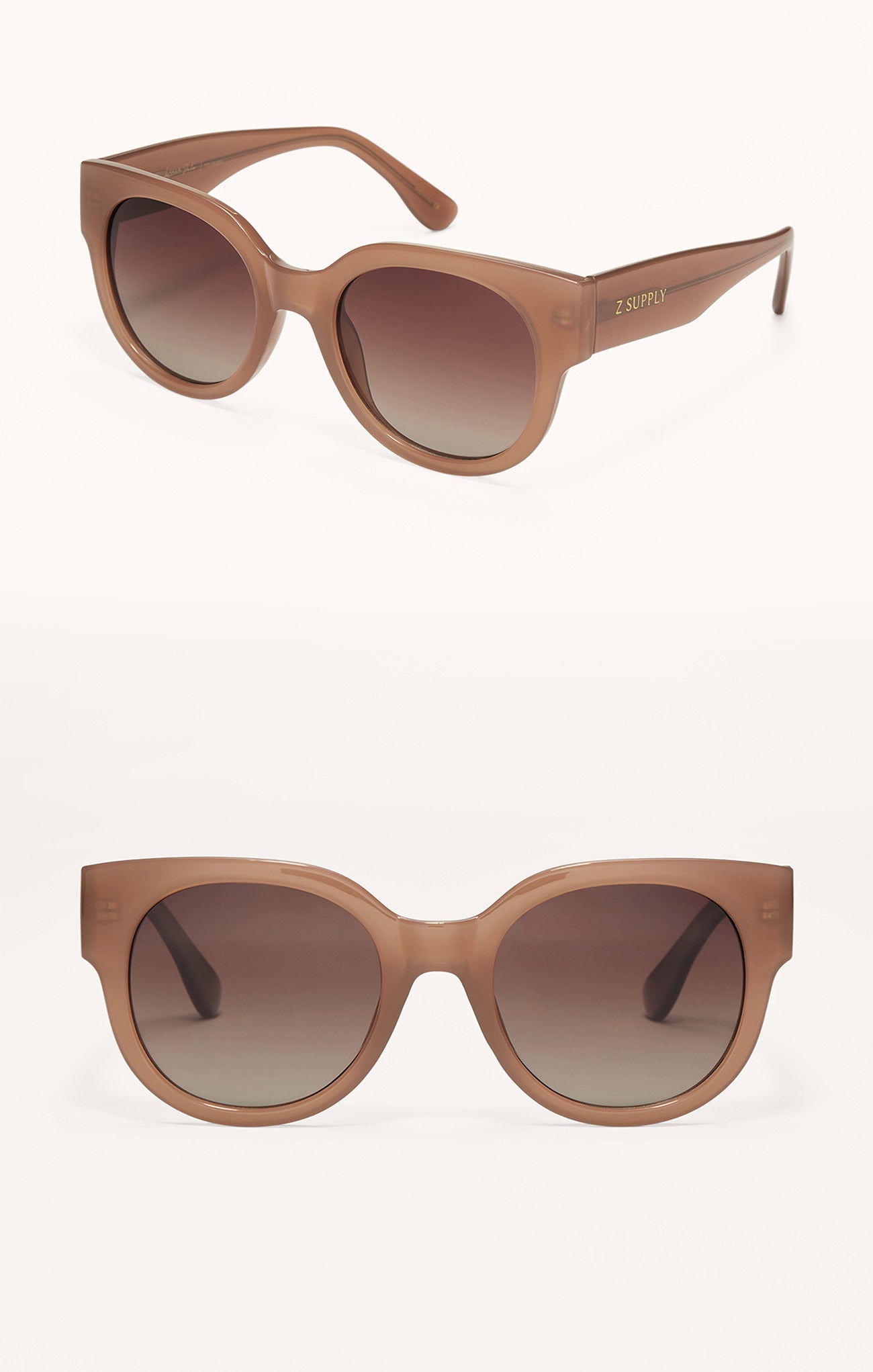 Lunch Date Taupe - Gradient Polarized