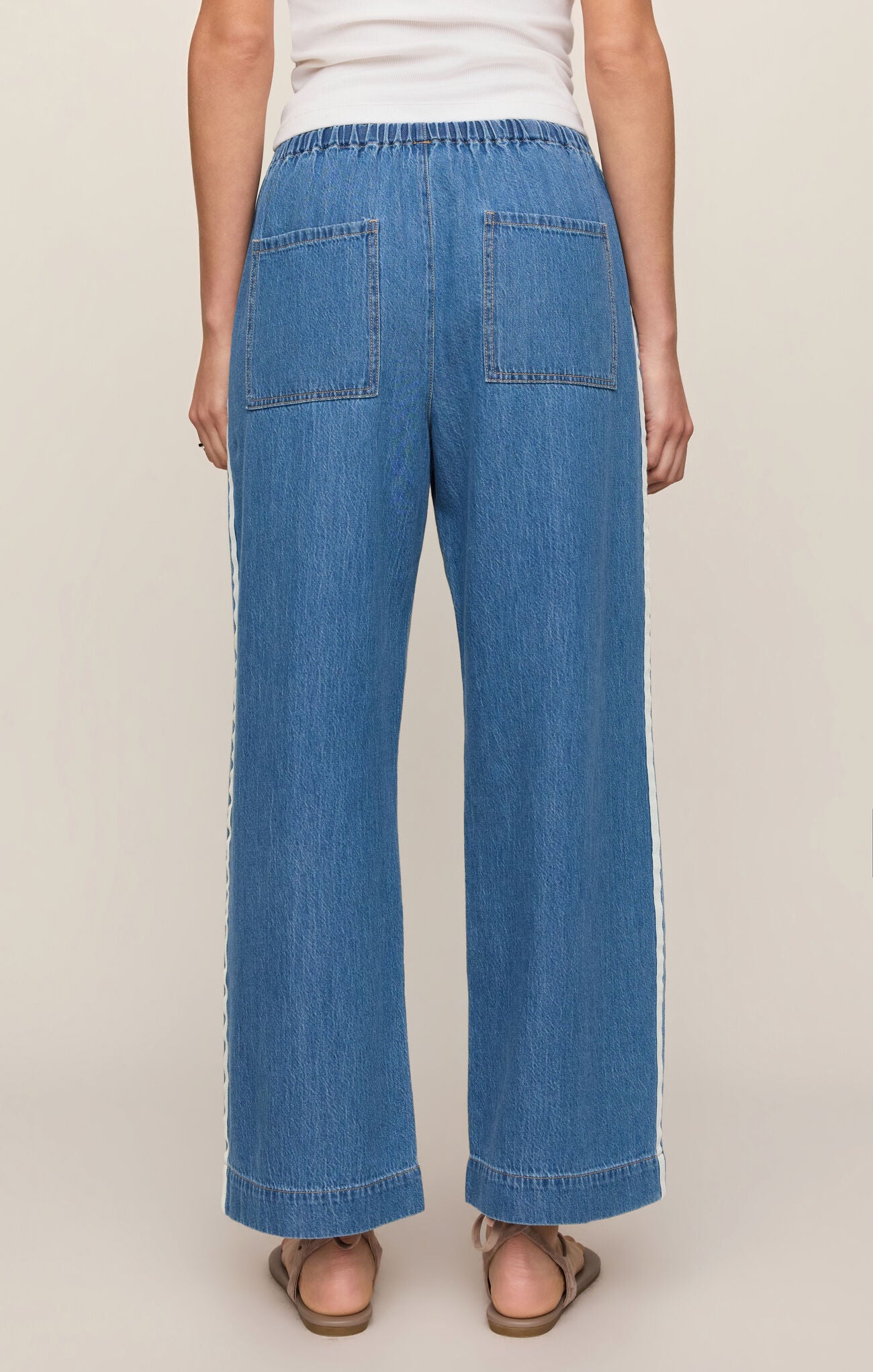The Sidelines Denim Track Pant - Dreamstate-Z Supply-Happy on Main