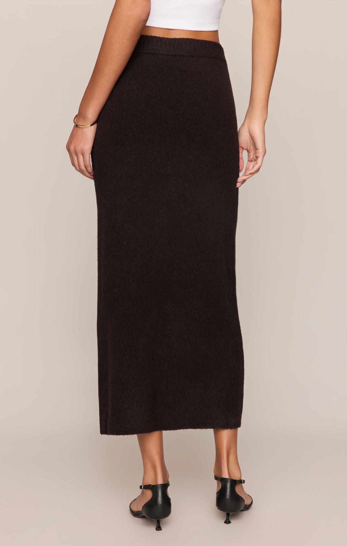 Cozy Moment Skirt - Dark Roast-Z Supply-Happy on Main