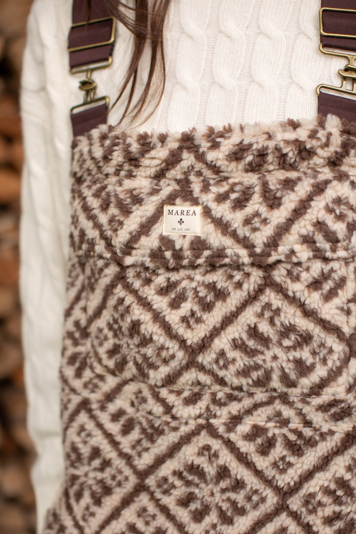 Scout Overalls - Chocolate Jacquard-Marea-Happy on Main