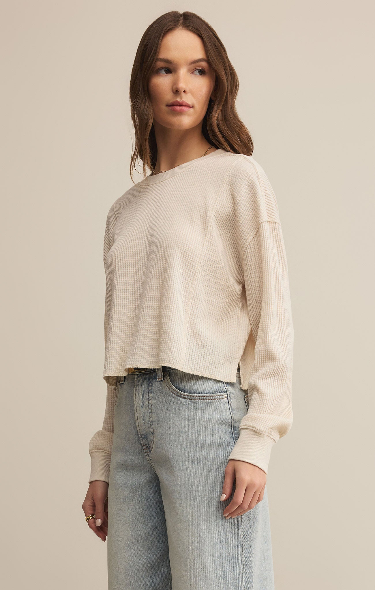 Angel Mini Thermal Top-Casual Tops-Happy on Main