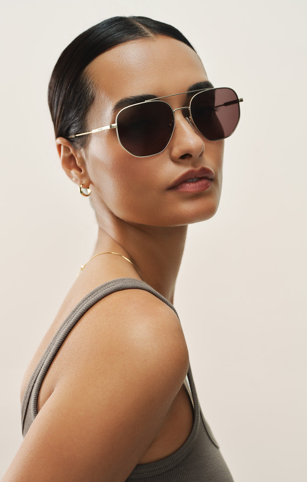 Highway Satin Gold - Brown Polarized-Z Supply-Happy on Main