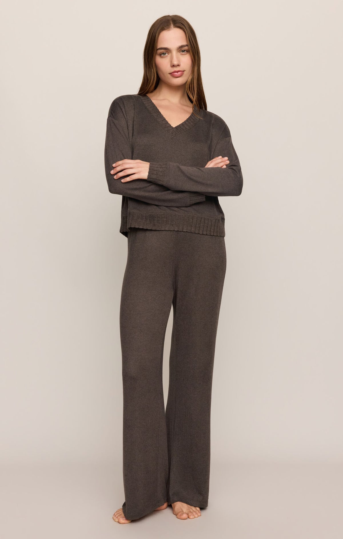 Dawn Smocked Pant - Cocoa Bean-Z Supply-Happy on Main