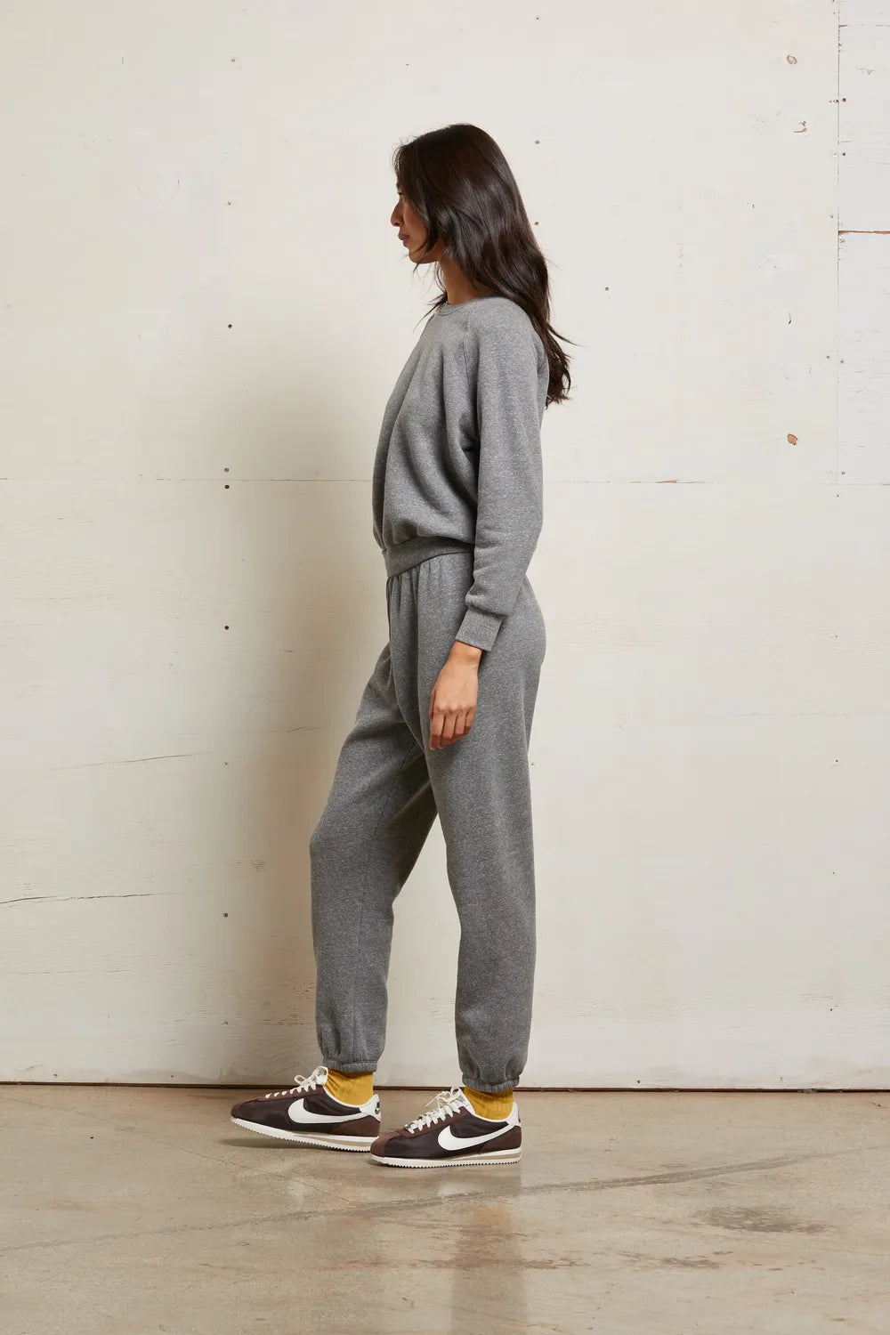 Stevie Fleece Easy Sweatpant - Dark Heather Grey