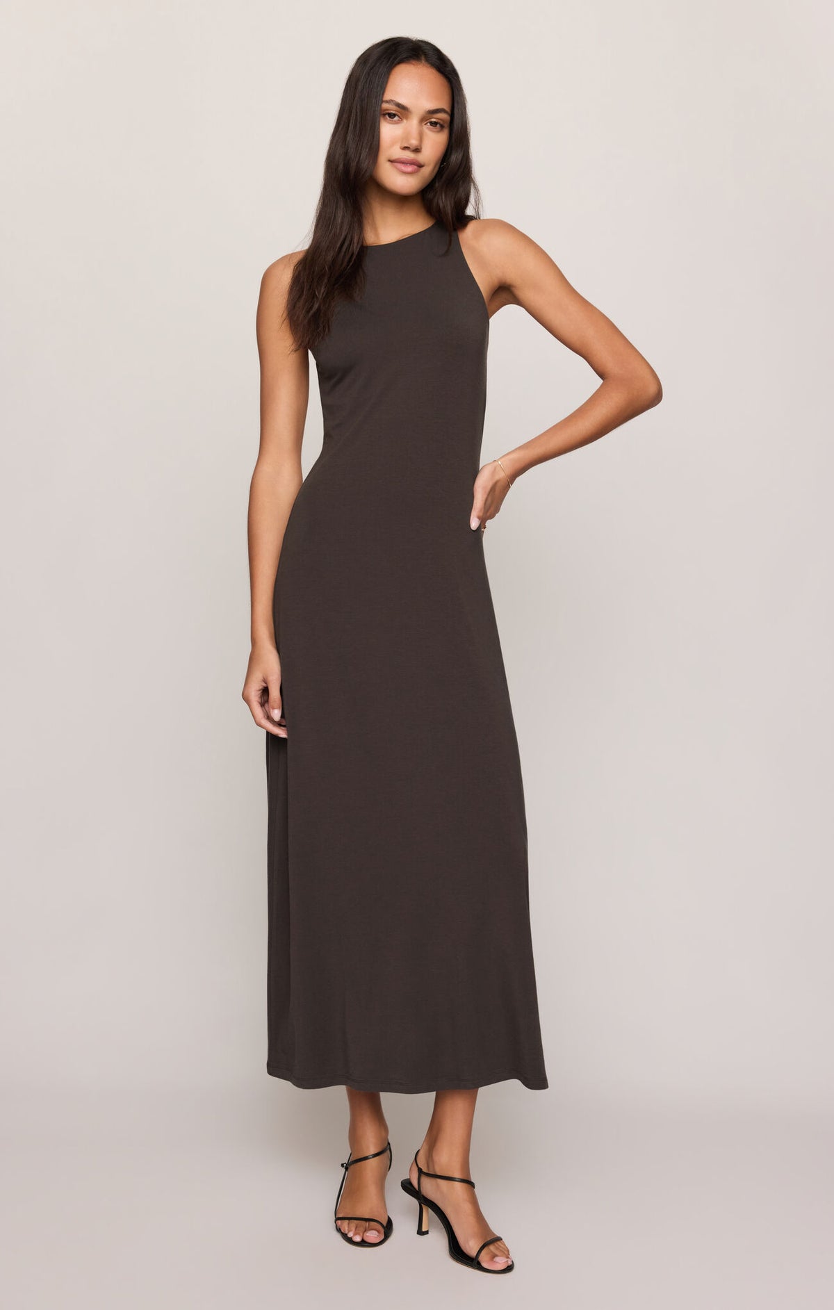 Catalyst Midi Dress - Cocoa Bean-Z Supply-Happy on Main