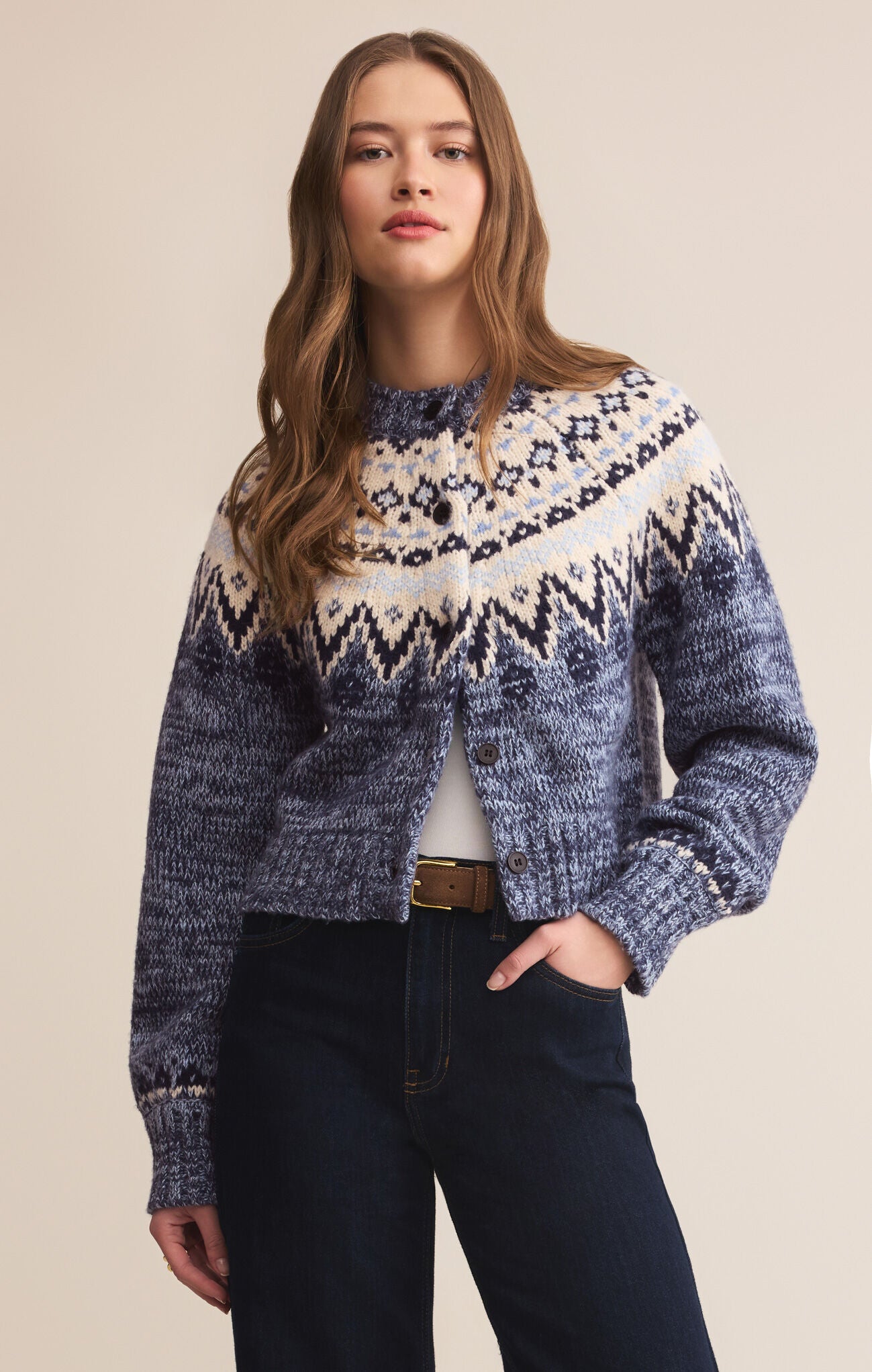 North Sea Fairisle Cardigan-Core Sweaters-Happy on Main