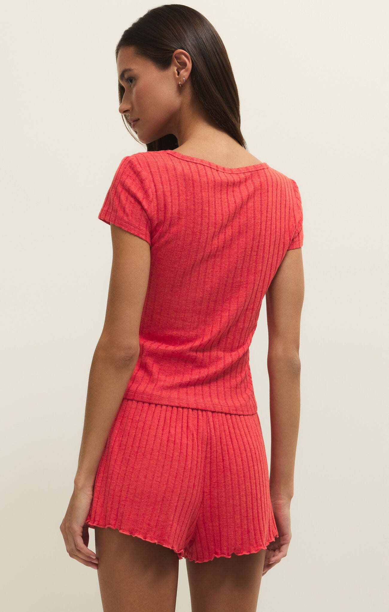 Flower Market Rib Tee-Z Supply-Happy on Main