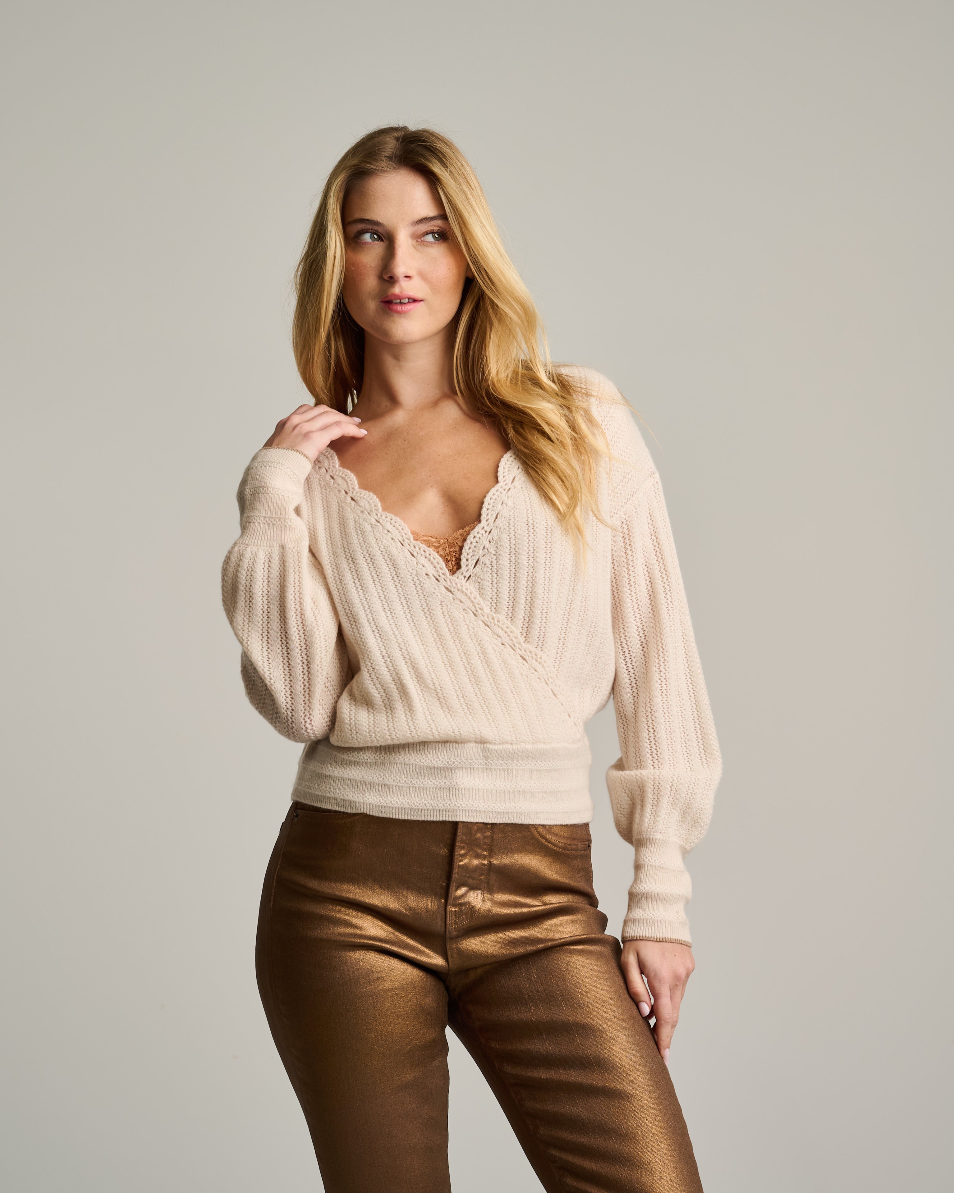 First Date Sweater - Feather-Lisa Todd-Happy on Main
